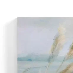 Windy Beach Landscape Canvas Art Print