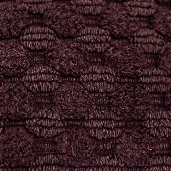 Wine Heavily Textured Pillow