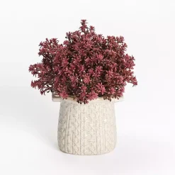 Wine Seeded Thistle Arrangement