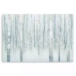 Winter Blue Birch Canvas Art Print, 60x40 in.