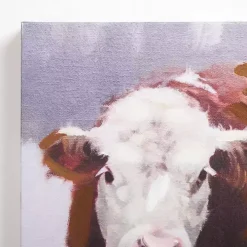 Winter Cows Canvas Art Print