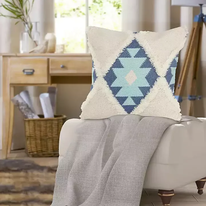 Winter Paradise Tufted Accent Pillow