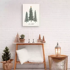 Winter Wonderland Christmas Trees Wall Art Print
