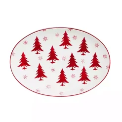Winterfest Oval Serving Platter