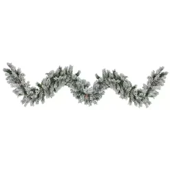 Wintergreen Flocked Pinecone Garland, 108 in.