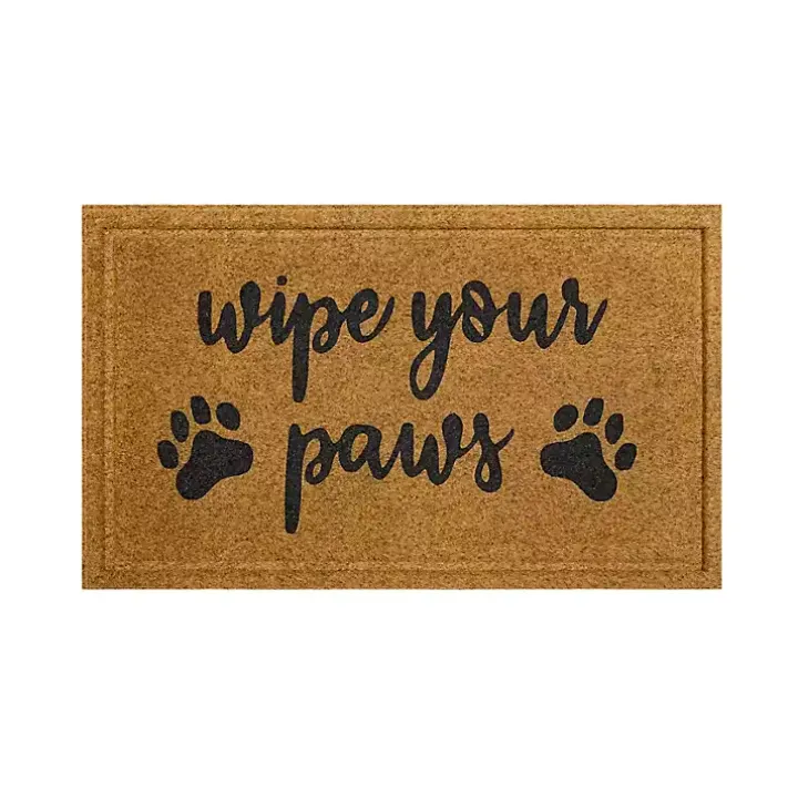 Wipe Your Paws Welcome Mat