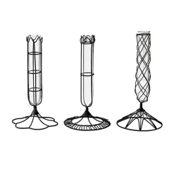 Wire Wrapped Bud Vases, Set of 3