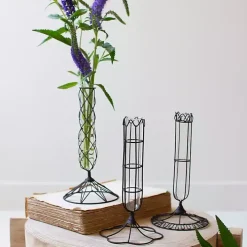 Wire Wrapped Bud Vases, Set of 3