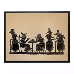 Witch Supper Framed Halloween Wall Plaque
