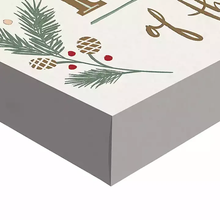 Wonderful Christmas Canvas Art Prints, Set of 4