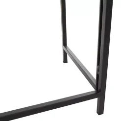 Wood and Metal Arches Console Table