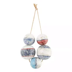 Wood Bouy Cluster Wall Hanger