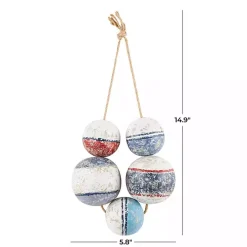 Wood Bouy Cluster Wall Hanger