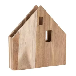 Wood House Shaped Napkin Holder