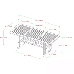 Wood Slat Back 4-pc. Outdoor Dining Set