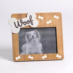 Woof Dog Bone Picture Frame