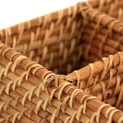 Woven Rattan Martha Stewart Flatware Caddy