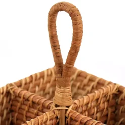 Woven Rattan Martha Stewart Flatware Caddy