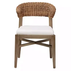 Woven Rattan Modern Bohemian Dining Chair