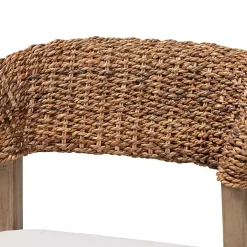 Woven Rattan Modern Bohemian Dining Chair