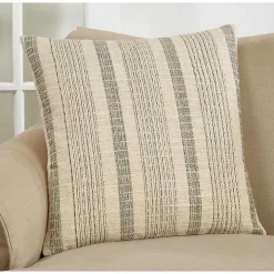 Woven Stripe Throw Pillow