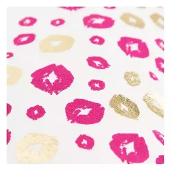 Wrapped Gift Pink Christmas Throw Pillow