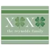 XOXO Clover Personalized Canvas Wall Plaque