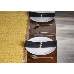 Yellow Braided Jute Table Runner