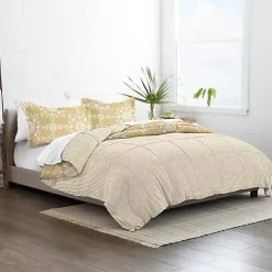 Yellow Daisy Medallion Queen 3-pc. Comforter Set