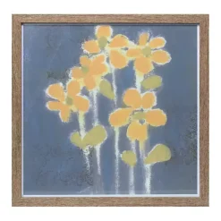 Yellow Floral Framed Art Print