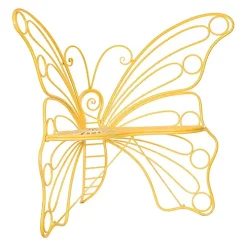 Yellow Metal Butterfly Garden Chair