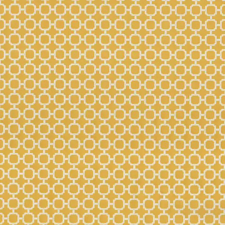 Yellow Pattern Outdoor Chair Cushion