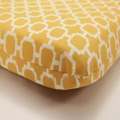 Yellow Pattern Outdoor Chair Cushion