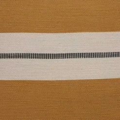 Yellow Single Stripe Pillow