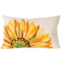 Yellow Sunflower Indoor/Outdoor Accent Pillow
