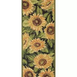 Yellow Sunflower Indoor/Outdoor Runner, 1x4