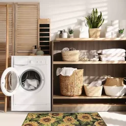 Yellow Sunflower Indoor/Outdoor Runner, 1x4