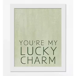 You're My Lucky Charm Framed Canvas Art Print