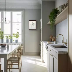 Zanthorhiza Greenery Black Beaded Framed Art Print